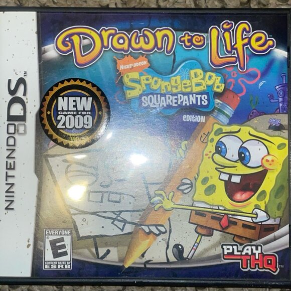 Drawn to Life Spongebob Squarepants Edition - Nintendo DS - game and case - Picture 1 of 2